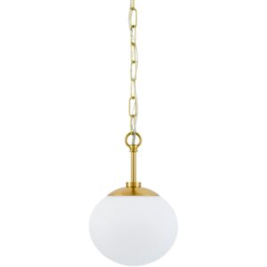 Zariene Metallic Brass Iron Pendant by Livabliss