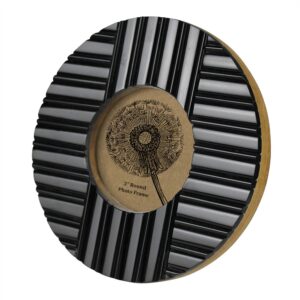 Black Resin 3" Frame by HomArt