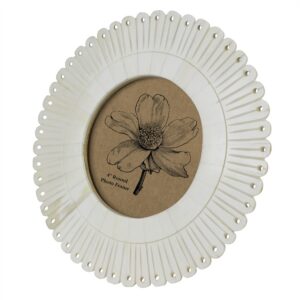 Scalloped Perforated 4" Frame by HomArt