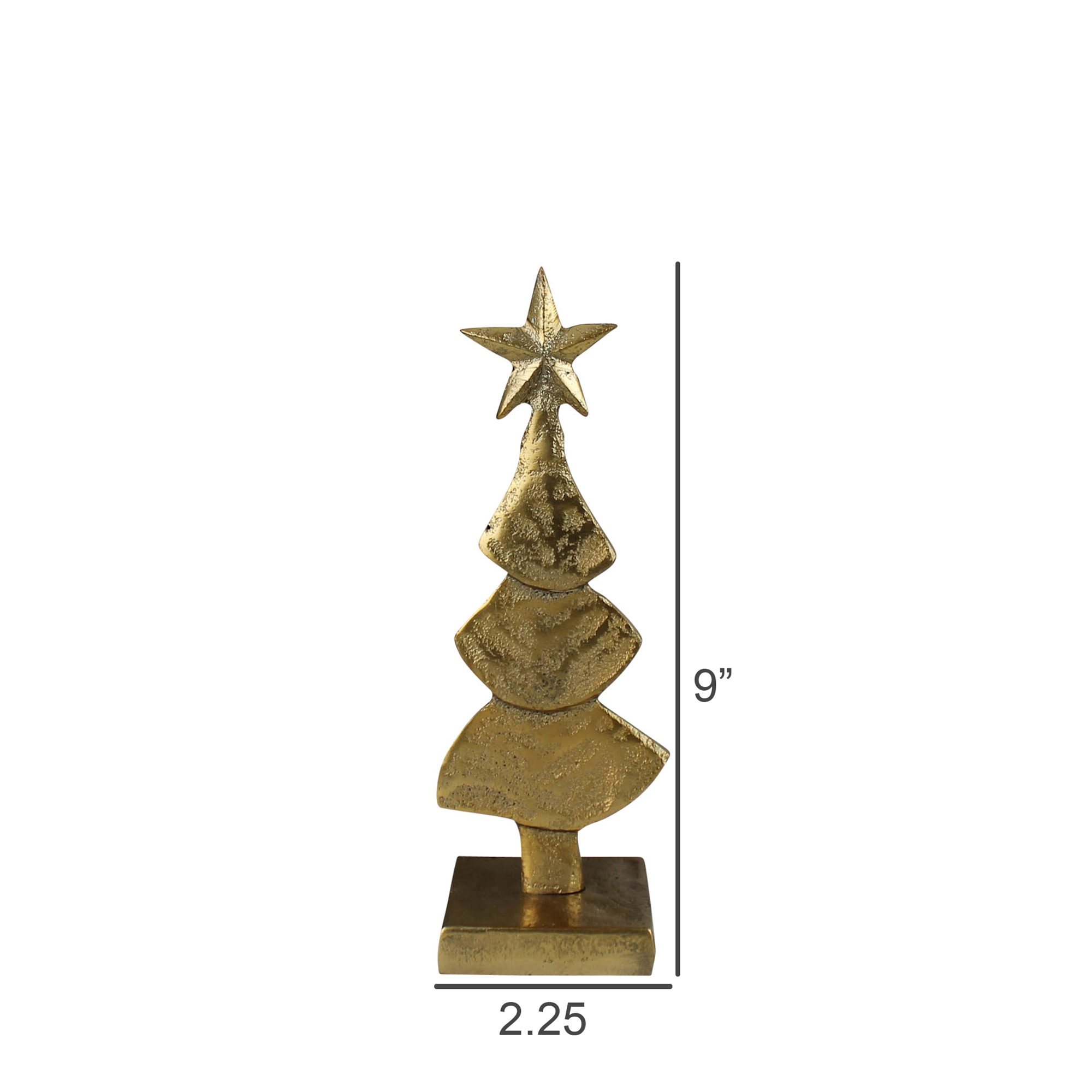 Gold Wavy Tree with Star Available in 2 Sizes by HomArt - Image 6