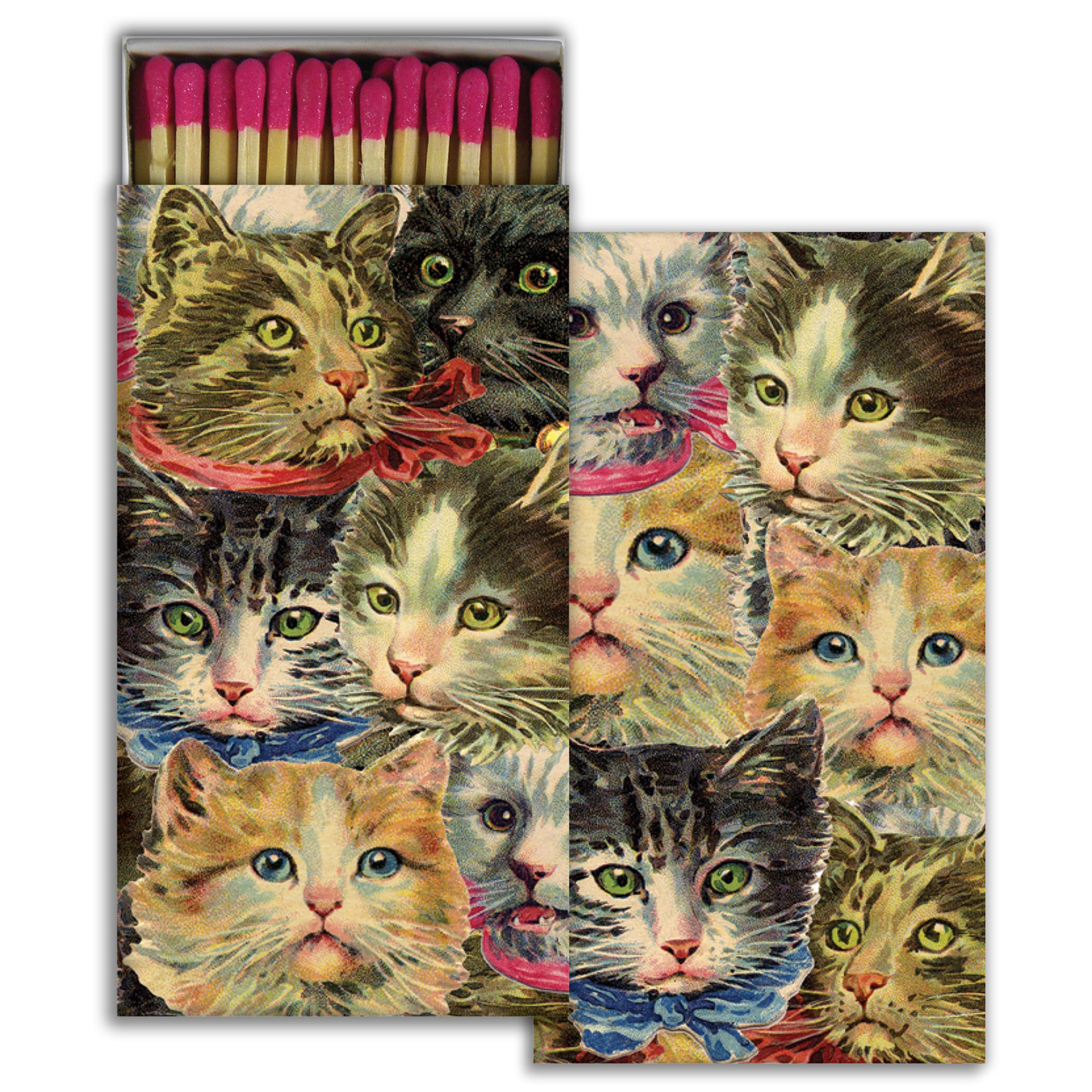 Cat Cluster Matches Set of 6 by HomArt