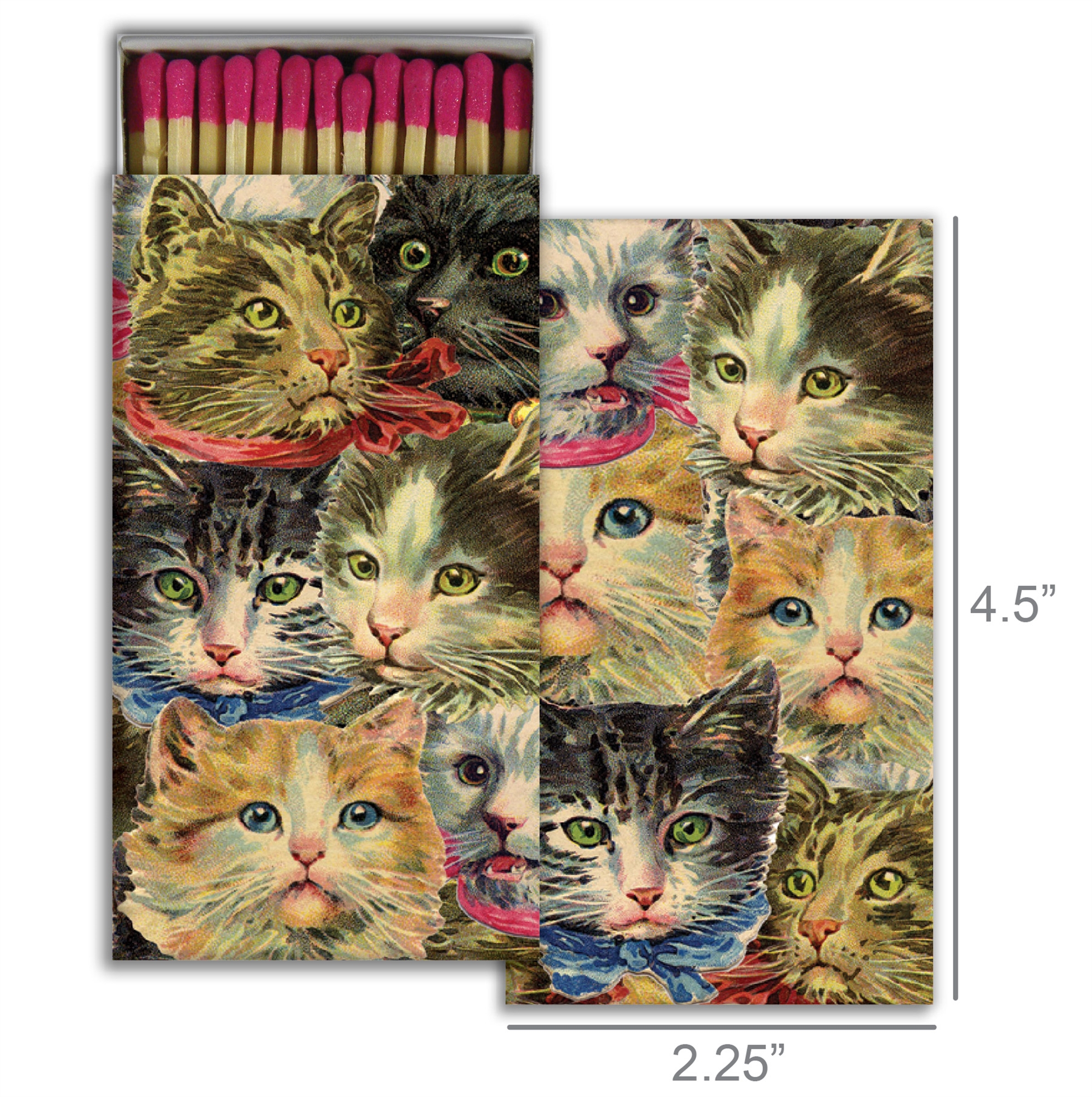 Cat Cluster Matches Set of 6 by HomArt - Image 2