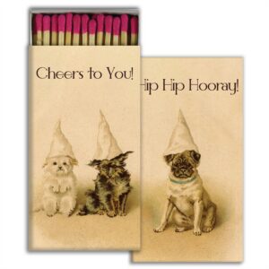 Party Pups Matches Set of 6 by HomArt