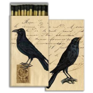 Crows Matches Set of 6 by HomArt