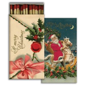 A Merry Christmas Matches Set of 6 by HomArt
