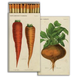 Root Vegetables Matches Set of 6 by HomArt