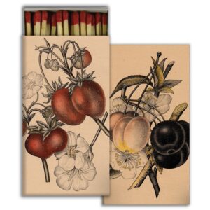 Ripe Fruit Matches Set of 6 by HomArt