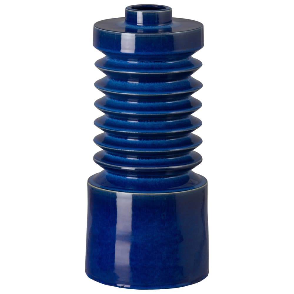 Jag Blue Ceramic Vases by Emissary