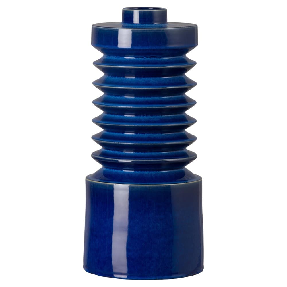 Jag Blue Ceramic Vases by Emissary - Image 3