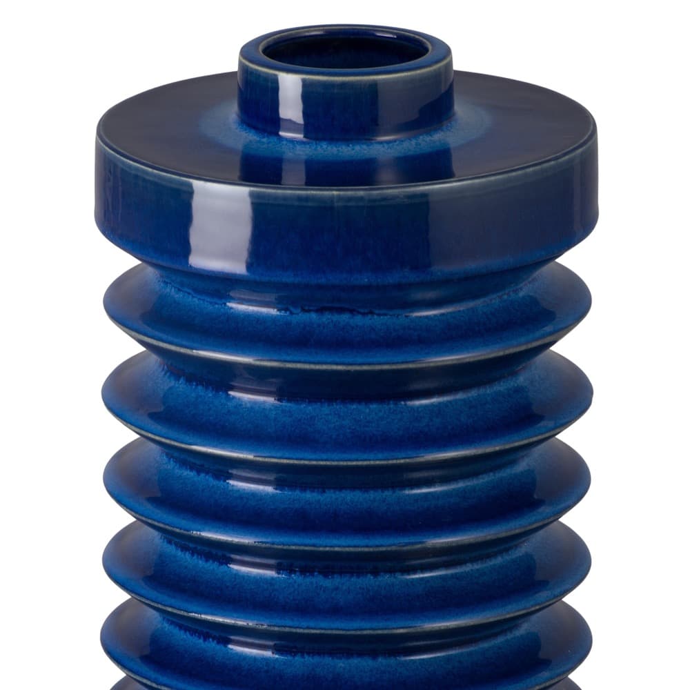 Jag Blue Ceramic Vases by Emissary - Image 5