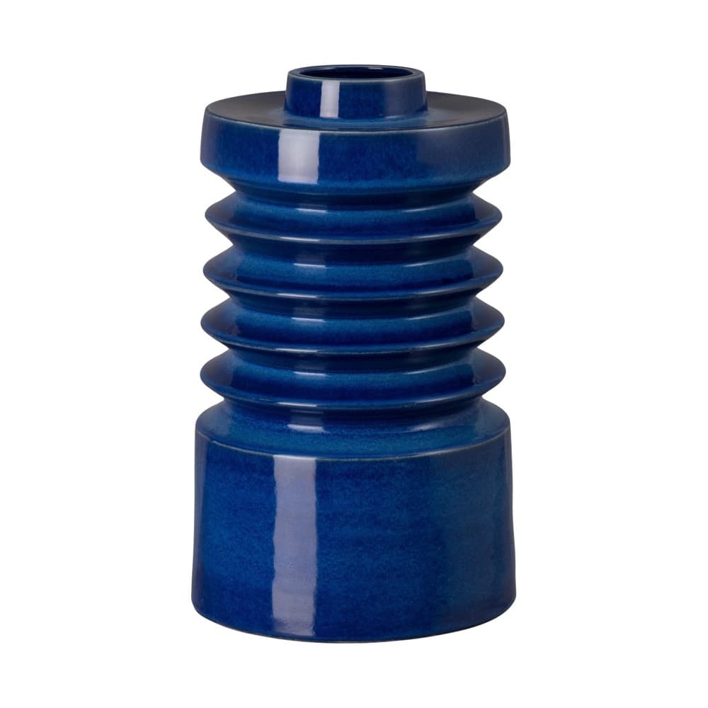 Jag Blue Ceramic Vases by Emissary - Image 2