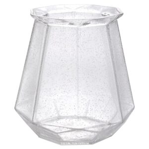 Clear Short Jager Vase by Thom Felicia for Cyan Design