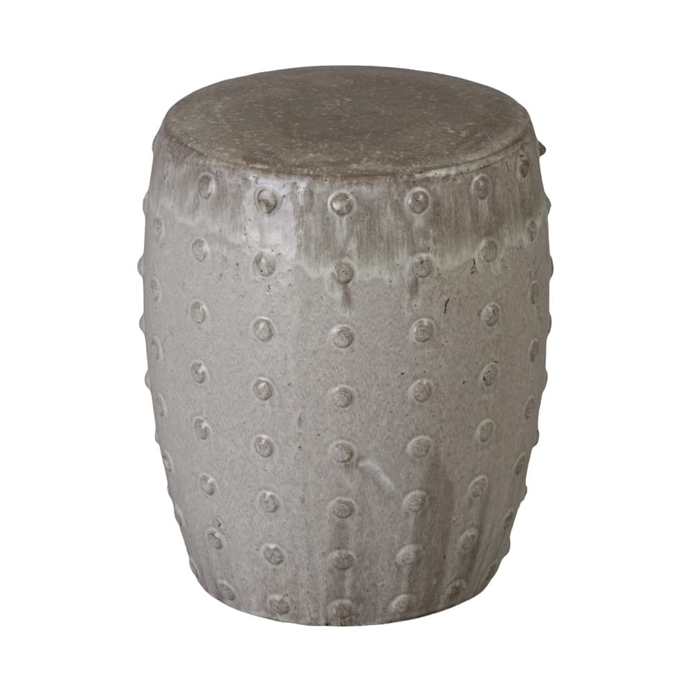 Stud Gray Ceramic Garden Stool by Emissary - Image 8