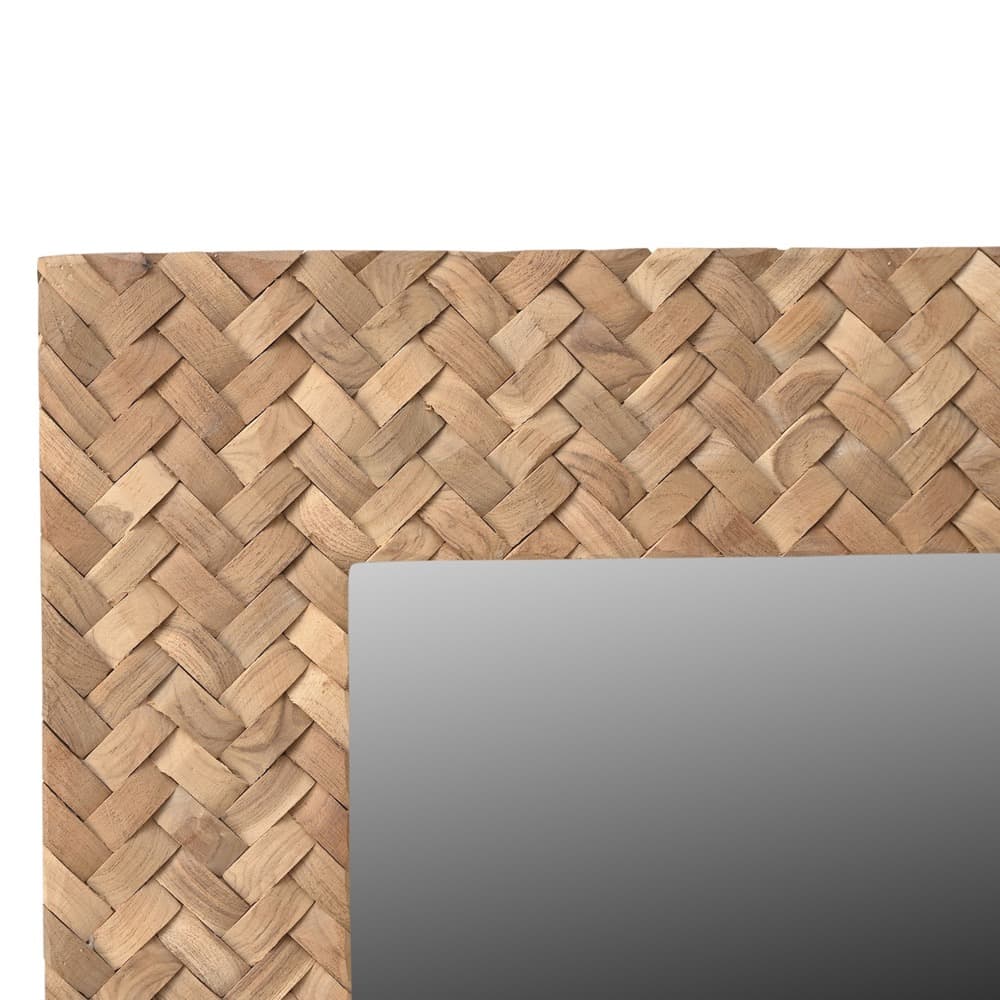 Reclaimed Teak Rectangular Mirror by BIDKhome - Image 3