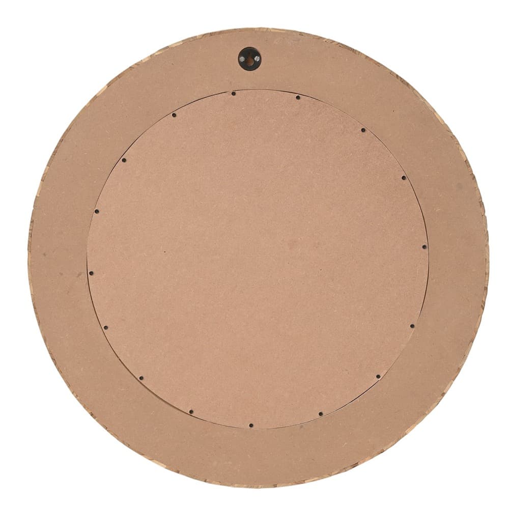 Reclaimed Teak Circular Mirror by BIDKhome - Image 5