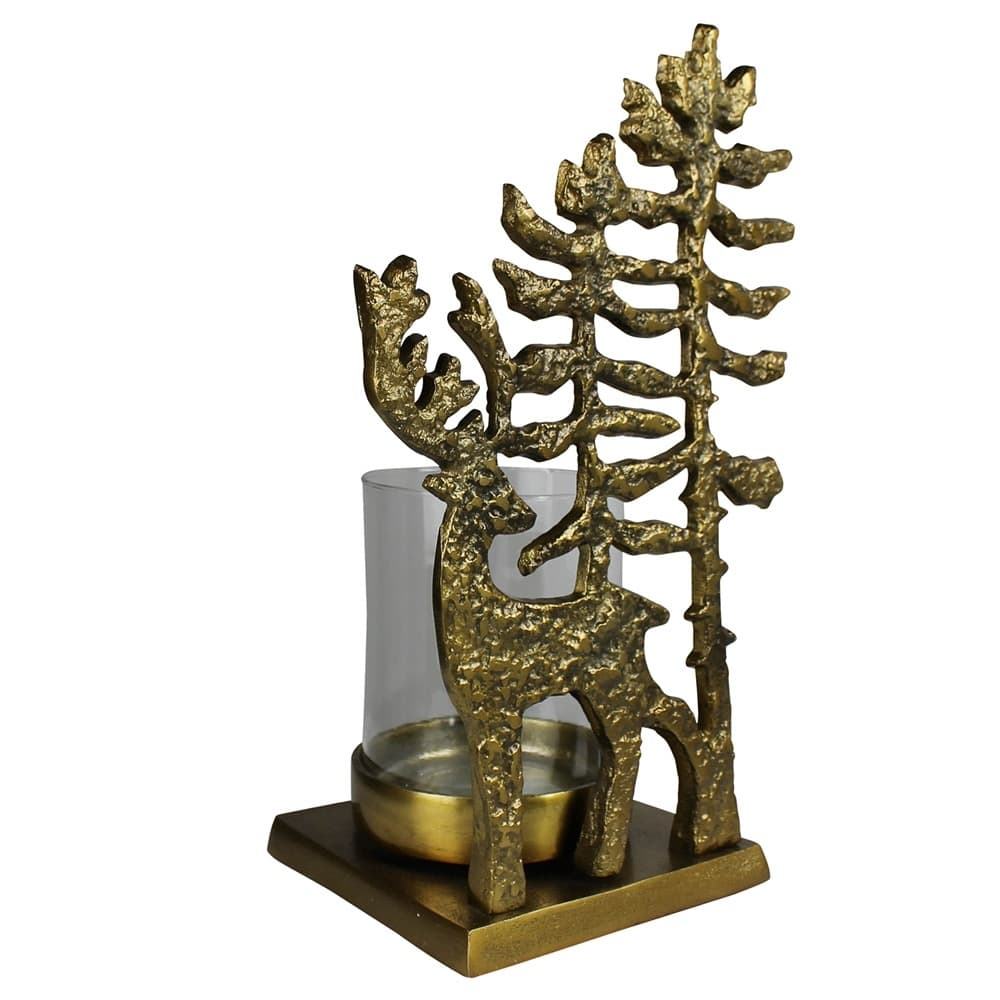 Deer with Trees Votive Holder by HomArt - Image 3