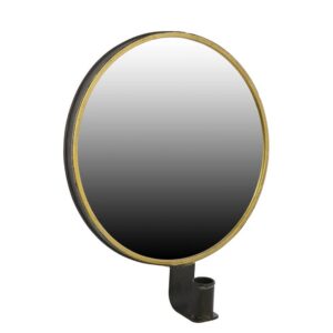 Archer Round Mirror Sconce Set of 2 by HomArt