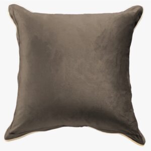 Putty Velvet Pillow by HomArt