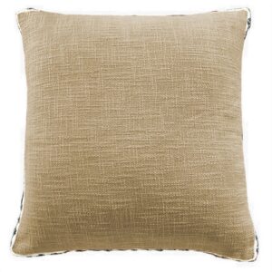 Putty Cotton Pillow by HomArt