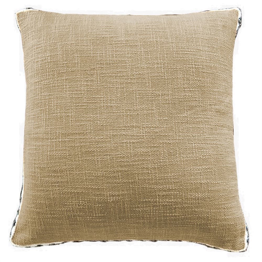 Putty Cotton Pillow by HomArt
