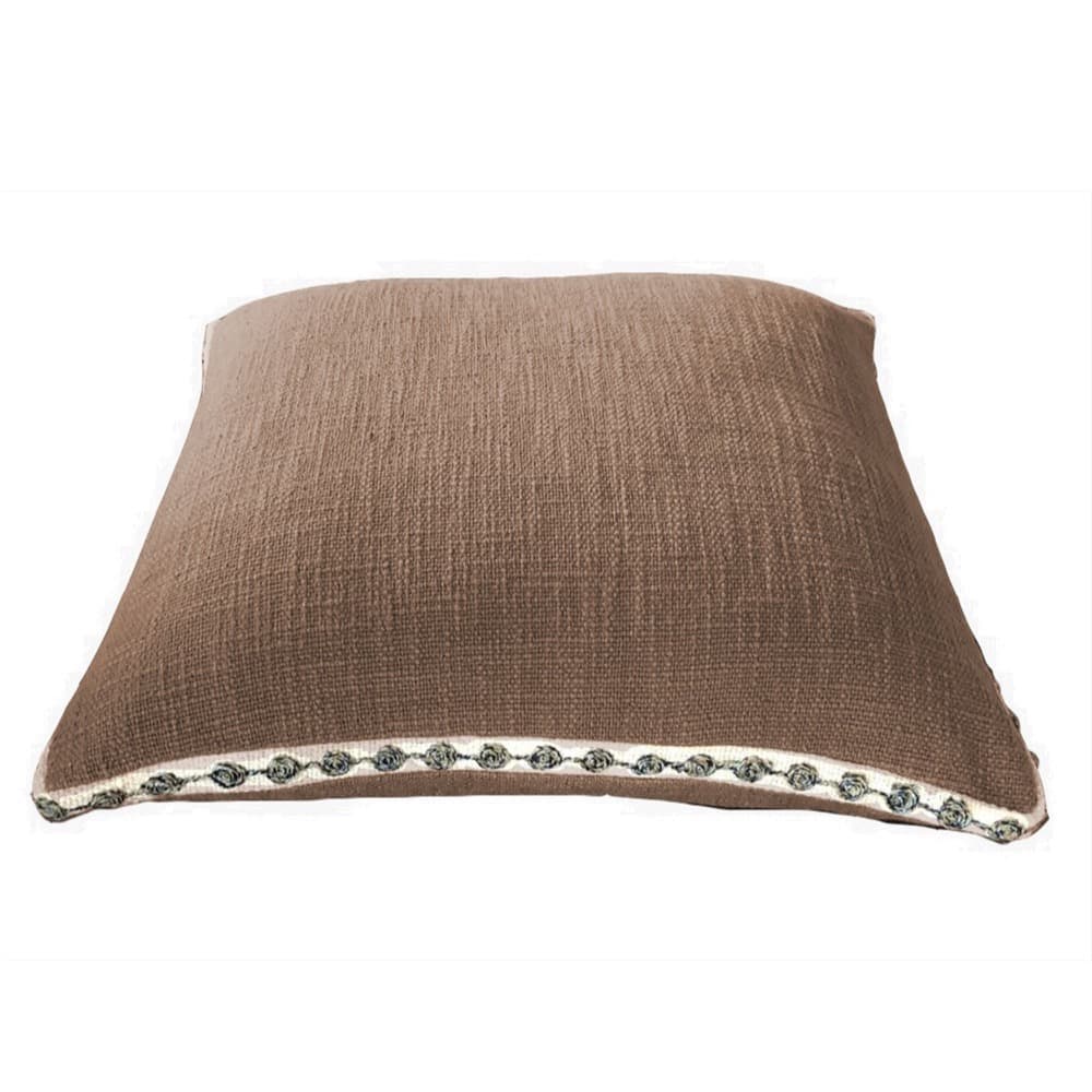 Clay Brown Cotton Pillow by HomArt - Image 2