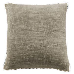 Sage Green Cotton Pillow by HomArt