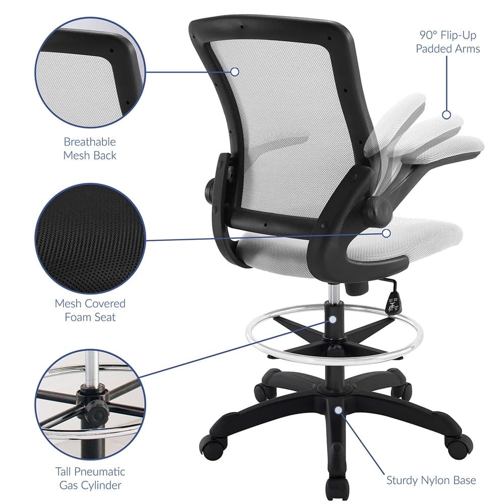 Veer Drafting Chair by Modway - Image 4