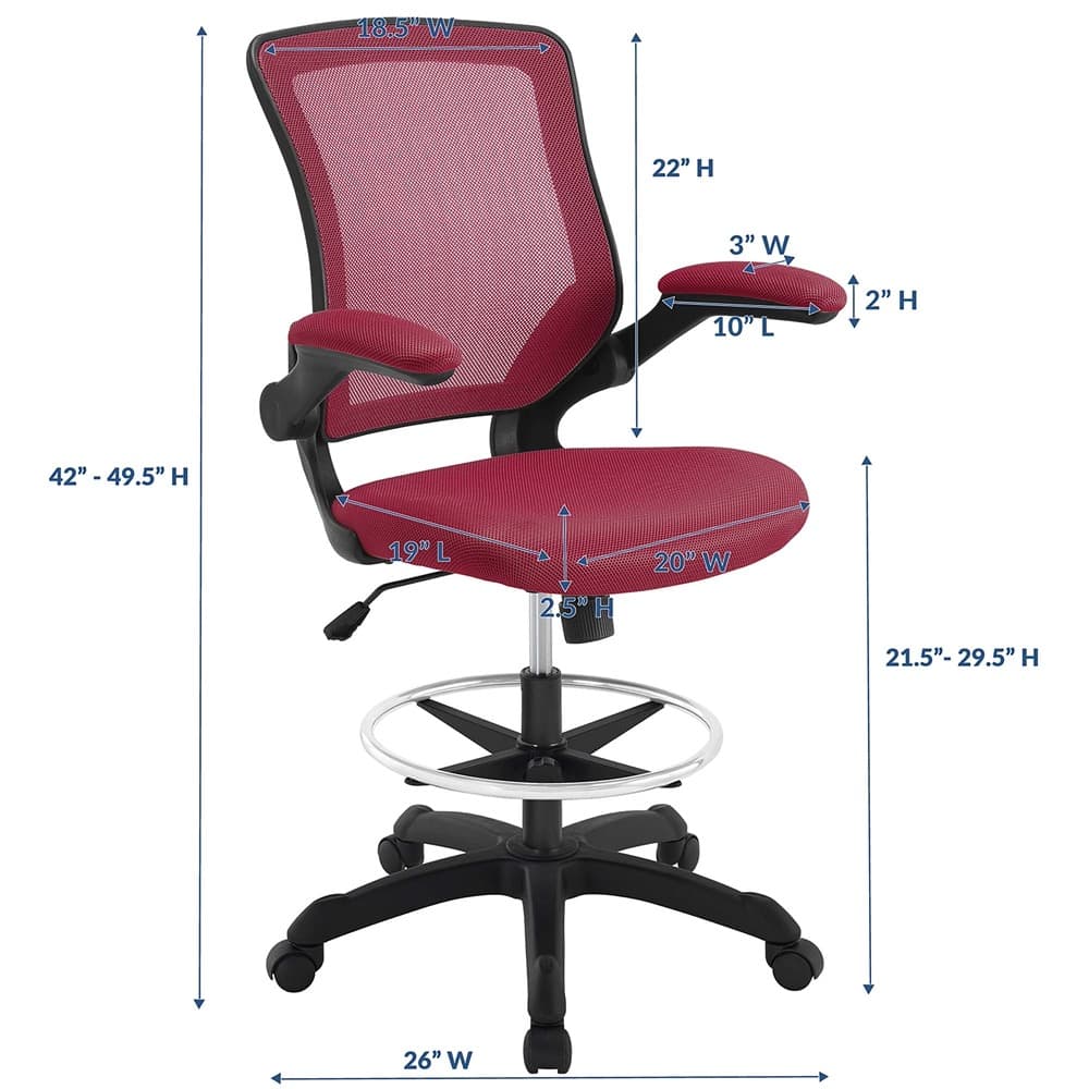 Veer Drafting Chair by Modway - Image 2