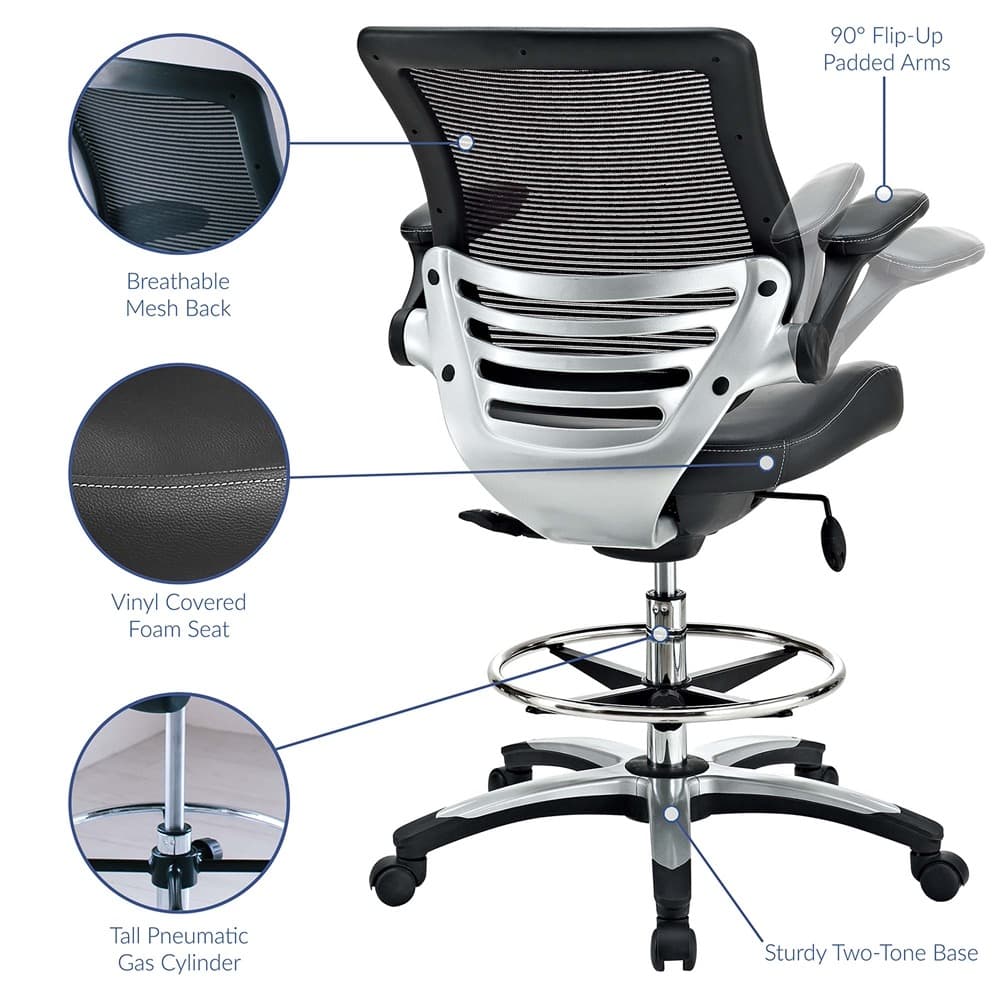 Edge Drafting Chair by Modway - Image 3