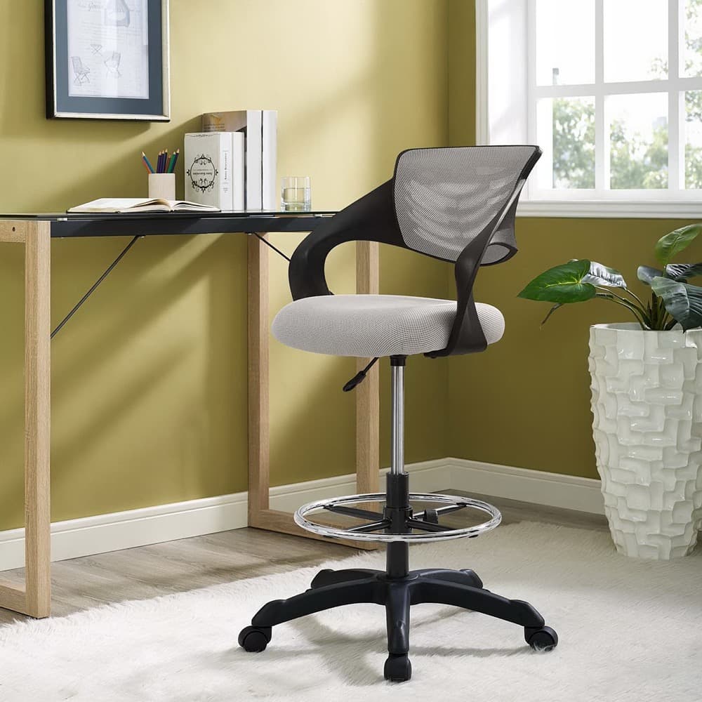 Thrive Mesh Drafting Chair by Modway - Image 7