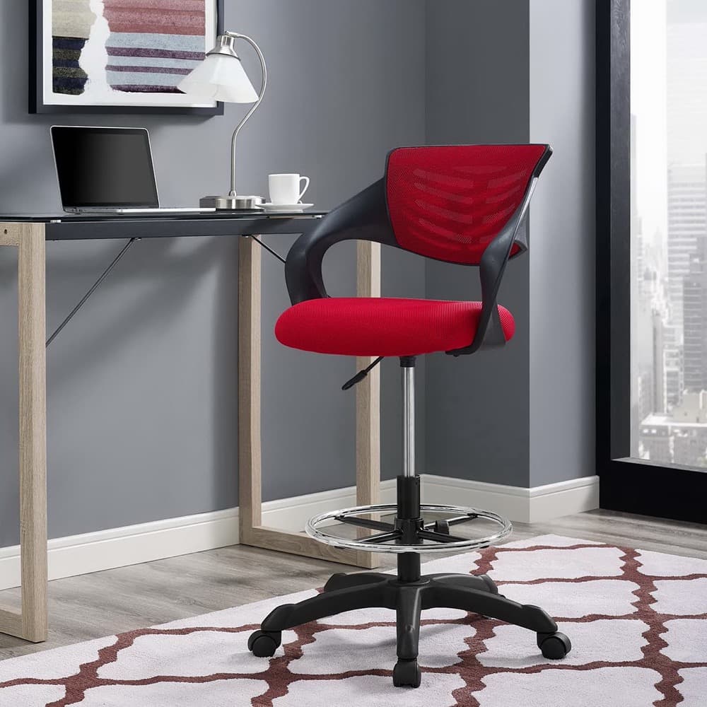 Thrive Mesh Drafting Chair by Modway - Image 7