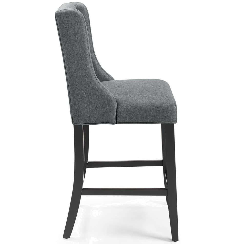 Baronet Tufted Button Upholstered Fabric Counter Stool by Modway - Image 2