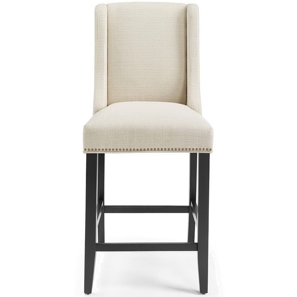 Baron Upholstered Fabric Counter Stool Set of 2 by Modway - Image 5