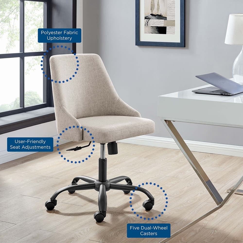 Designate Swivel Upholstered Office Chair by Modway - Image 9