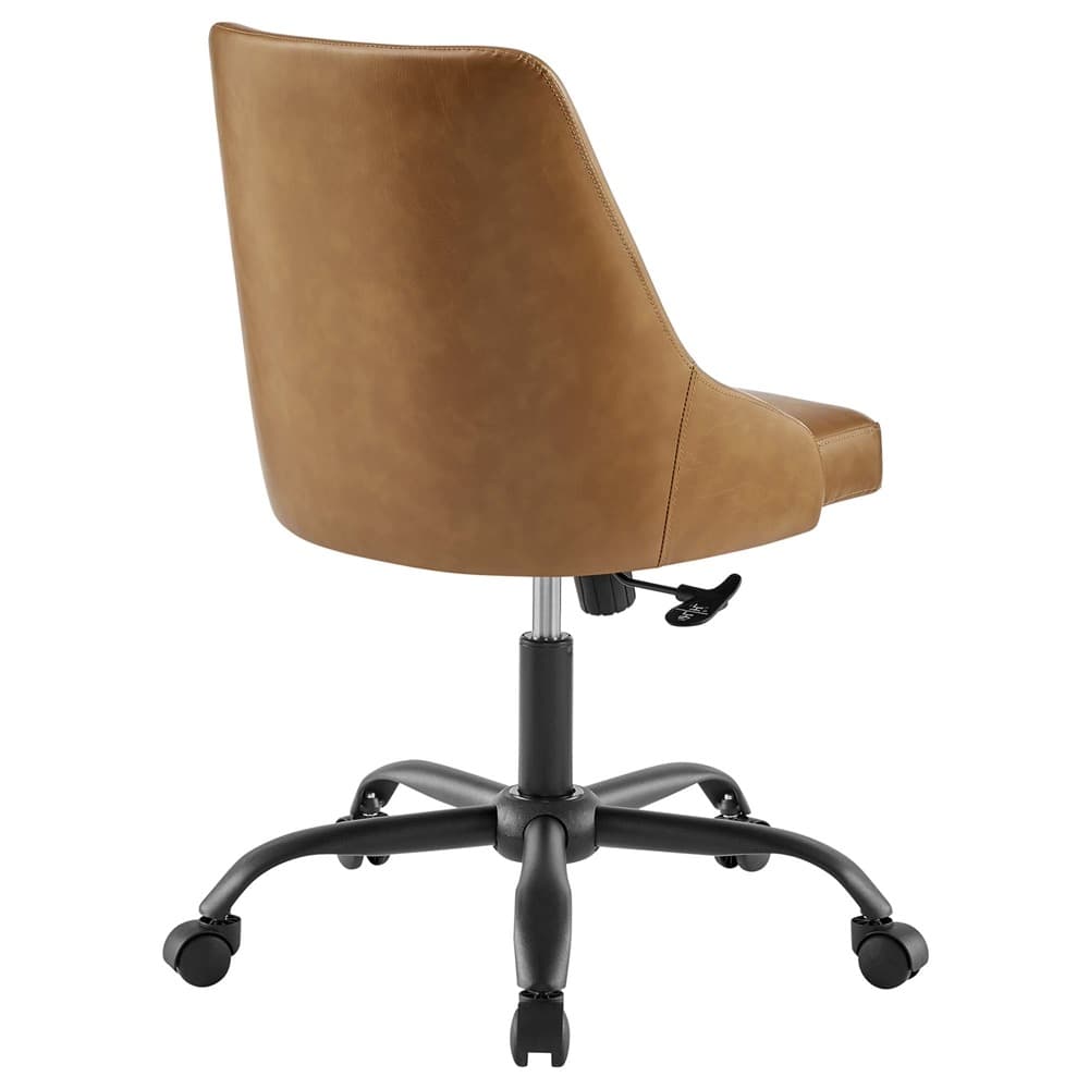 Designate Swivel Vegan Leather Office Chair by Modway - Image 3