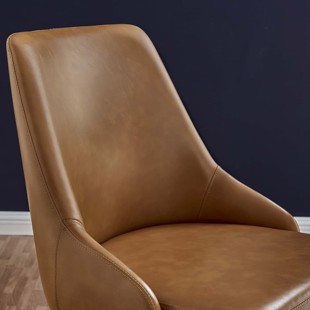 Designate Swivel Vegan Leather Office Chair by Modway - Image 8