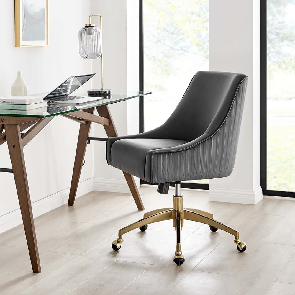 Discern Performance Velvet Office Chair by Modway - Image 6