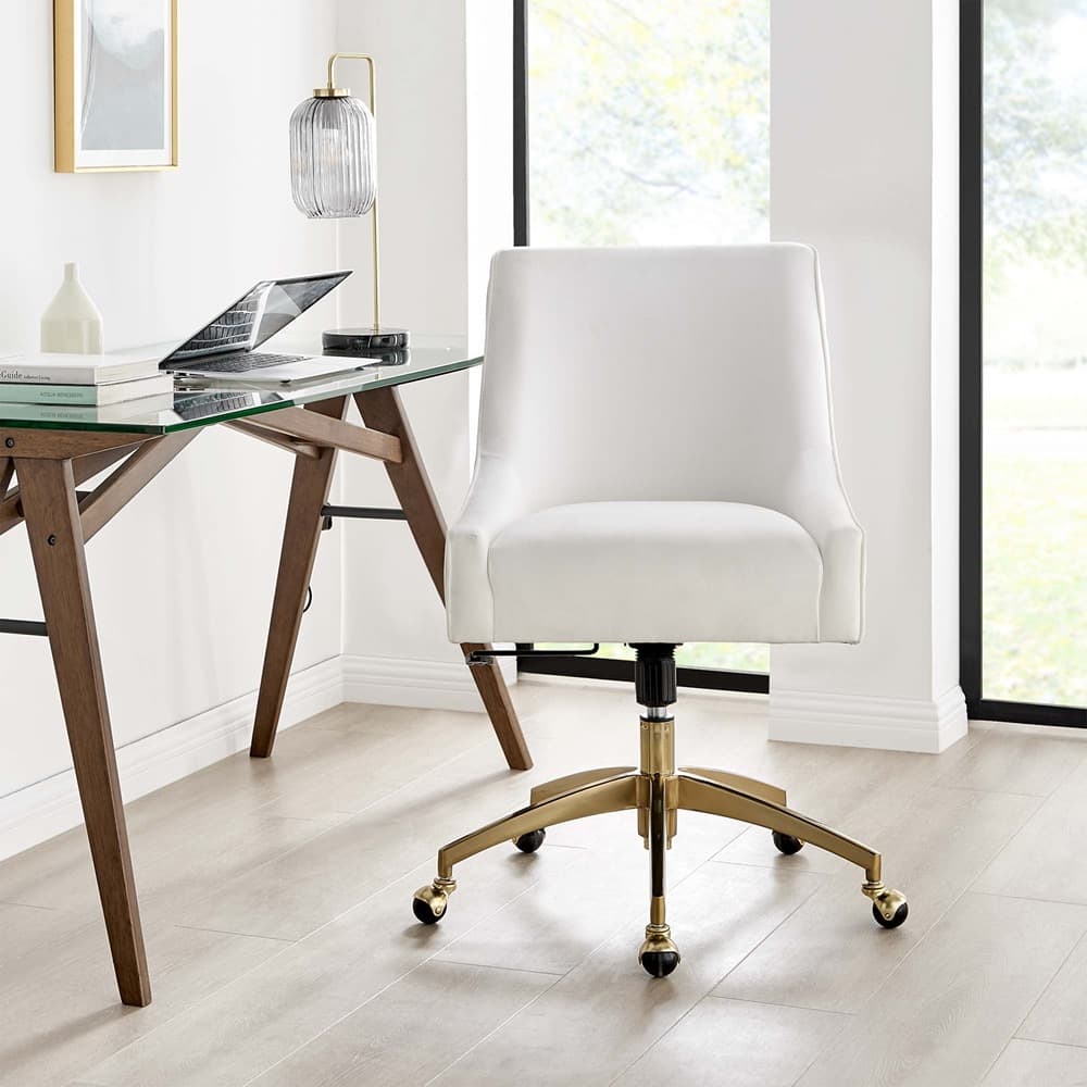 Discern Performance Velvet Office Chair by Modway - Image 7