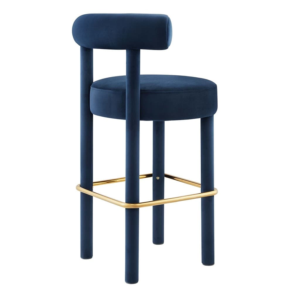 Toulouse Performance Velvet Bar Stool Set of 2 by Modway - Image 6