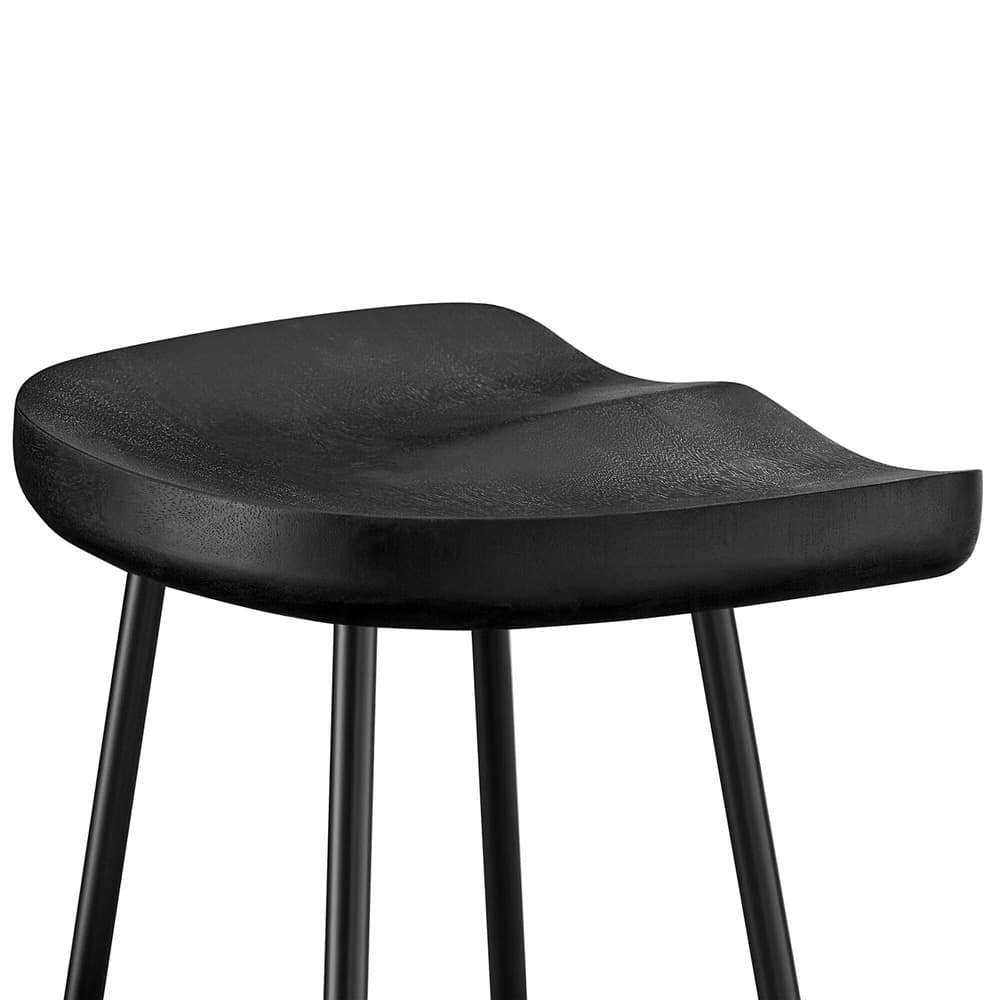 Concord Backless Wood Bar Stools Set of 2 by Modway - Image 8
