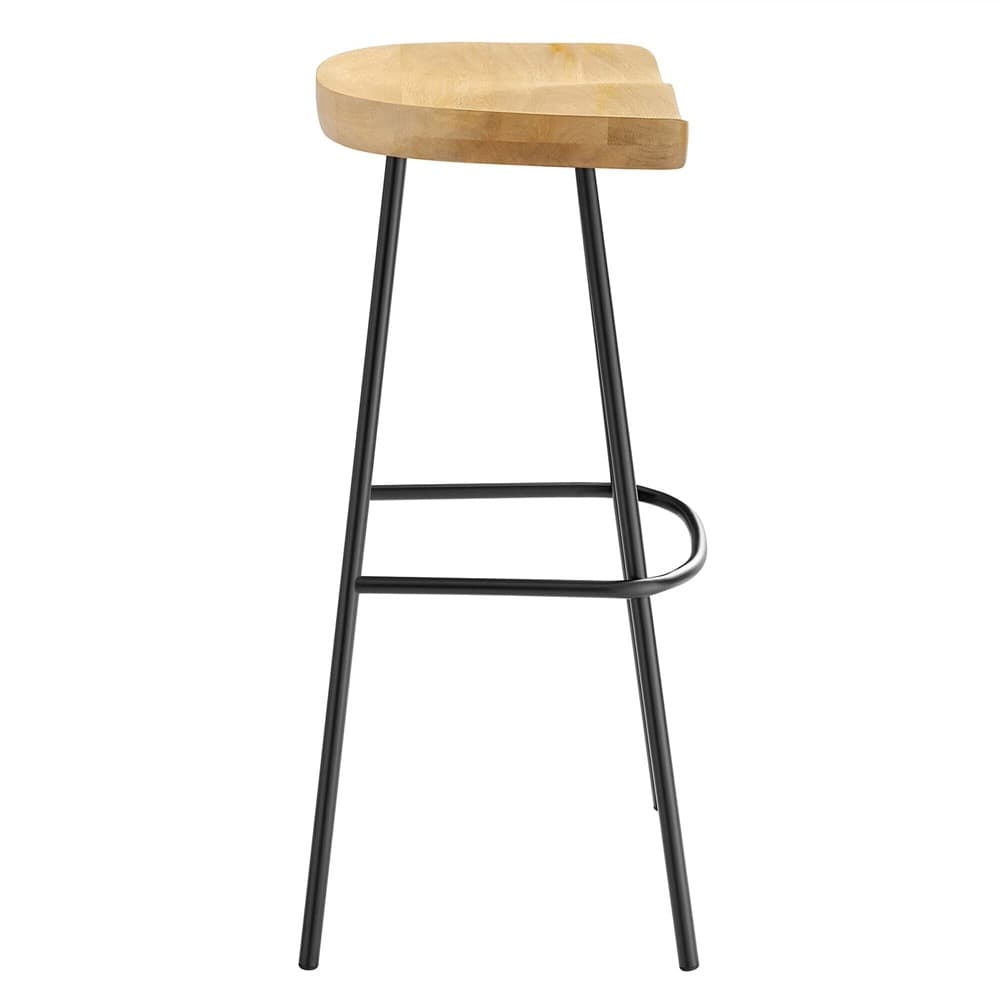 Concord Backless Wood Bar Stools Set of 2 by Modway - Image 5