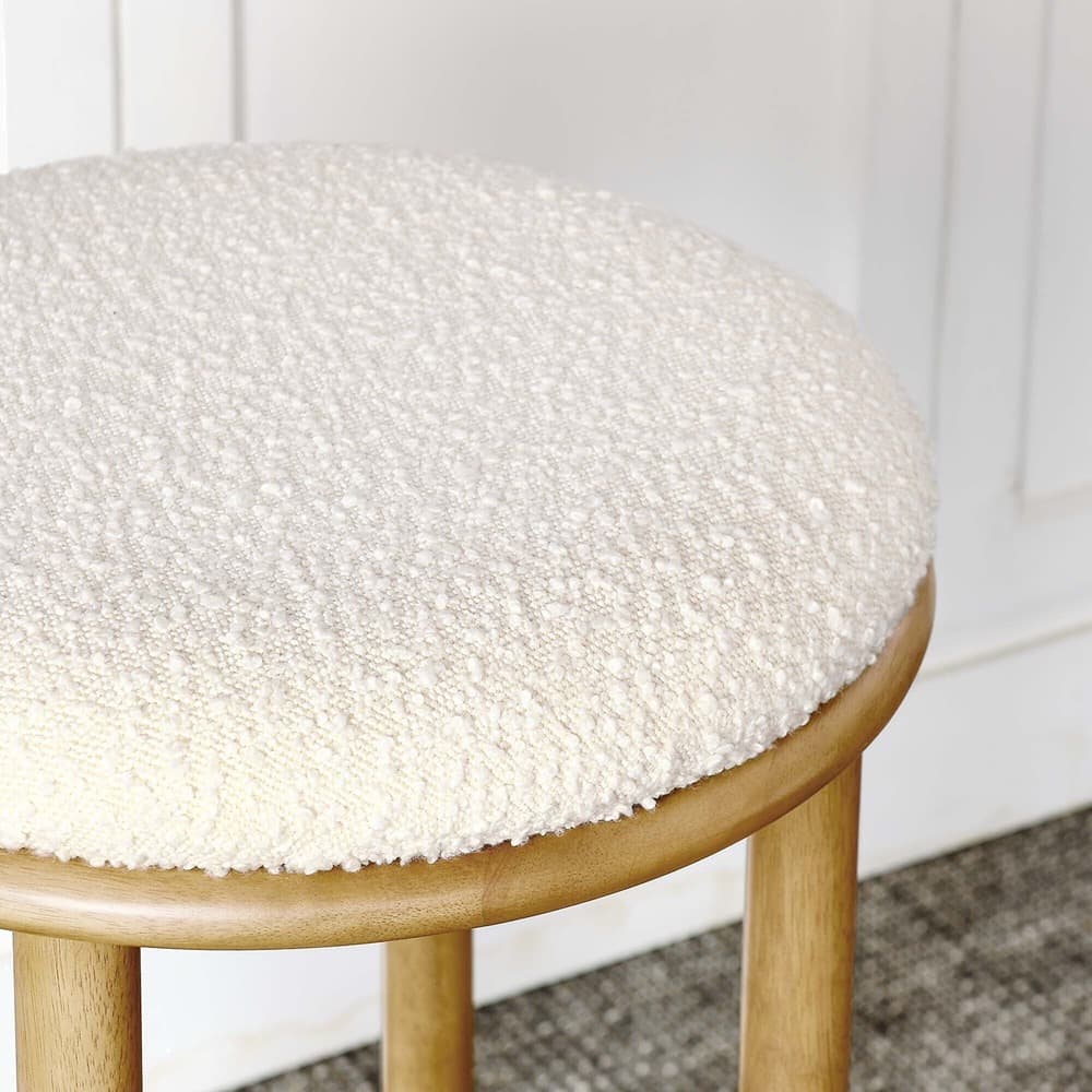 Fable Boucle Fabric Bar Stools Set of 2 by Modway - Image 8