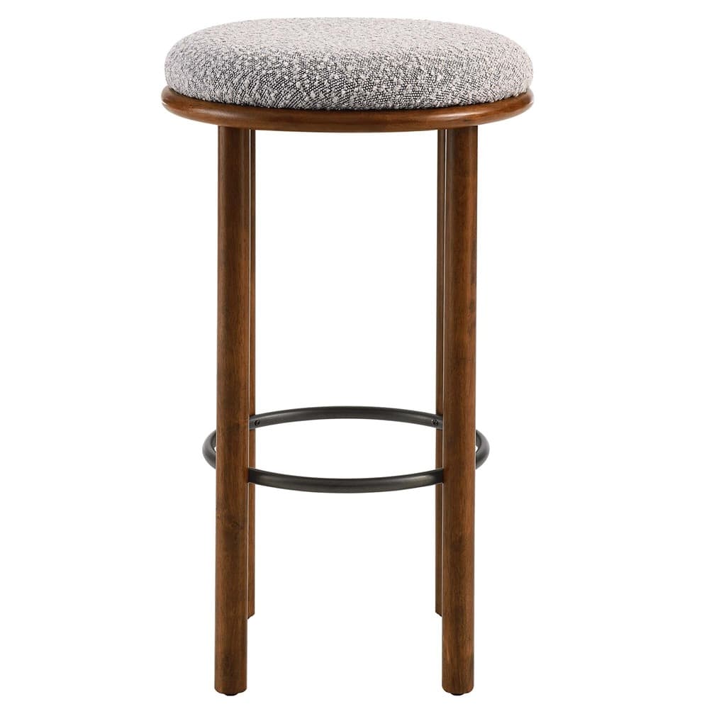 Fable Boucle Fabric Bar Stools Set of 2 by Modway - Image 5
