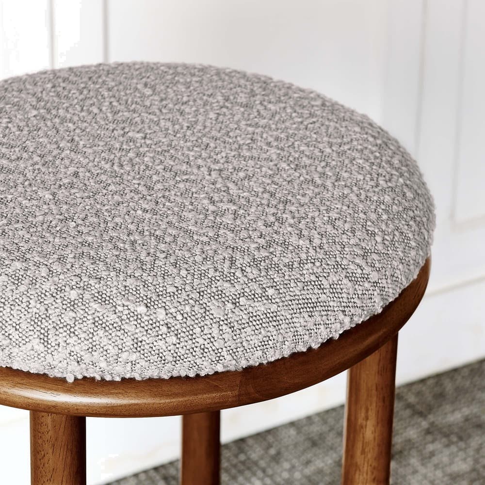 Fable Boucle Fabric Bar Stools Set of 2 by Modway - Image 8