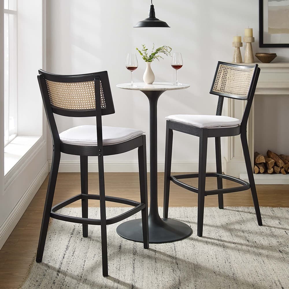 Caledonia Wood Bar Stools Set of 2 by Modway - Image 9