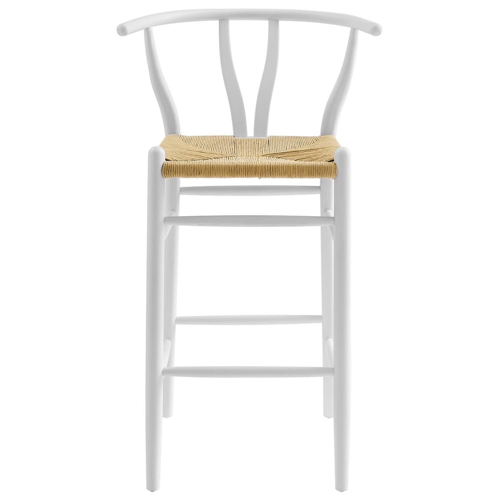 Amish Wood Bar Stool by Modway - Image 6
