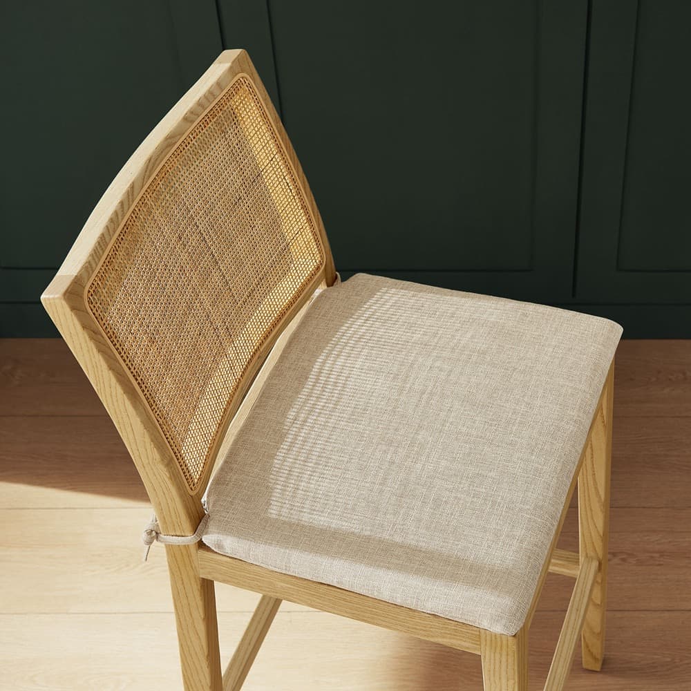 Ovard Wood and Rattan Bar Stool by Modway - Image 9