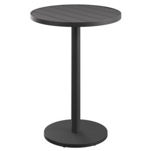 Tahoe 31 Inch Round Outdoor Patio Aluminum Bar Table by Modway