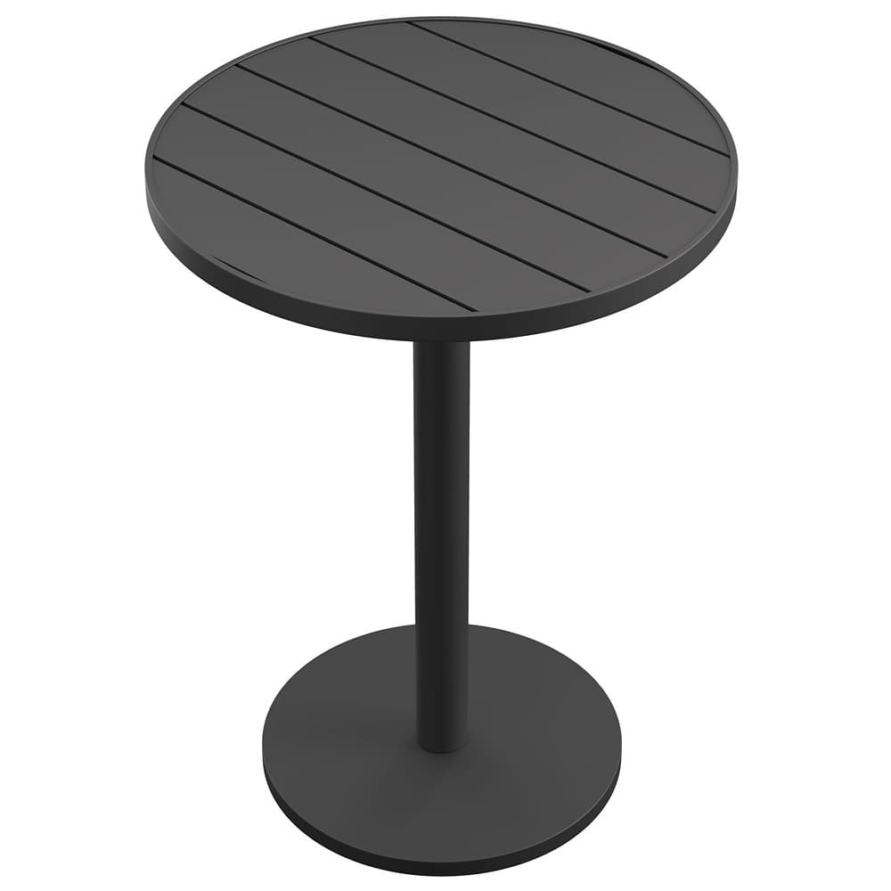 Tahoe 31 Inch Round Outdoor Patio Aluminum Bar Table by Modway - Image 4