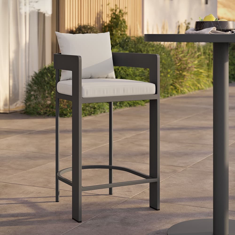 Tahoe Outdoor Patio Patio Aluminum Bar Chair by Modway - Image 8